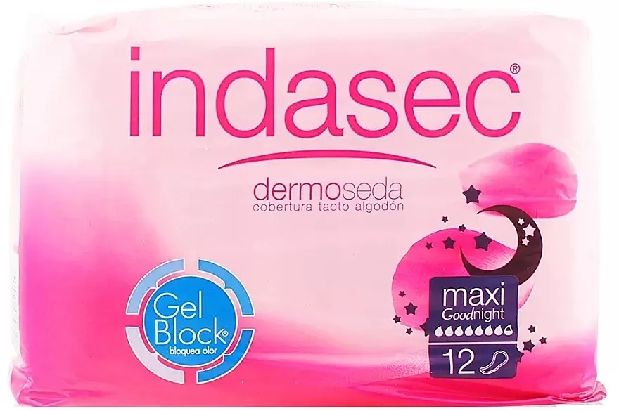 Indasec Dermoseda Good Night Maxi Urološki ulošci, 12 komada