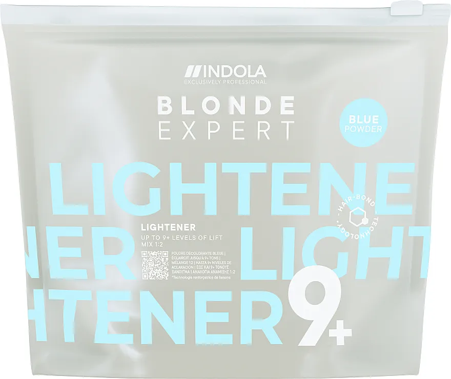 Indola Profession Blonde Expert Lightener 9+ Blue Powder Puder za posvetljivanje kose 9+, plavi