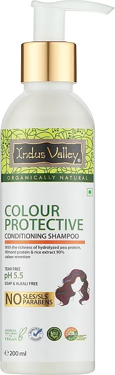 Indus Valley Colour Protective Conditioning Shampoo Šampon za kondiciju i zaštitu boje farbane kose sa UV filterom
