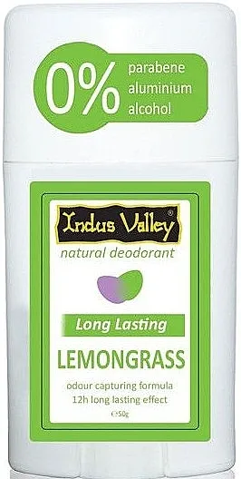 Indus Valley Lemongrass Deodorant Stick Dezodorans u stiku "Limunska trava"