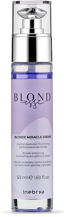 Inebrya Blondesse Blonde Miracle Drops Serum kapi za kosu s kokosovim uljem