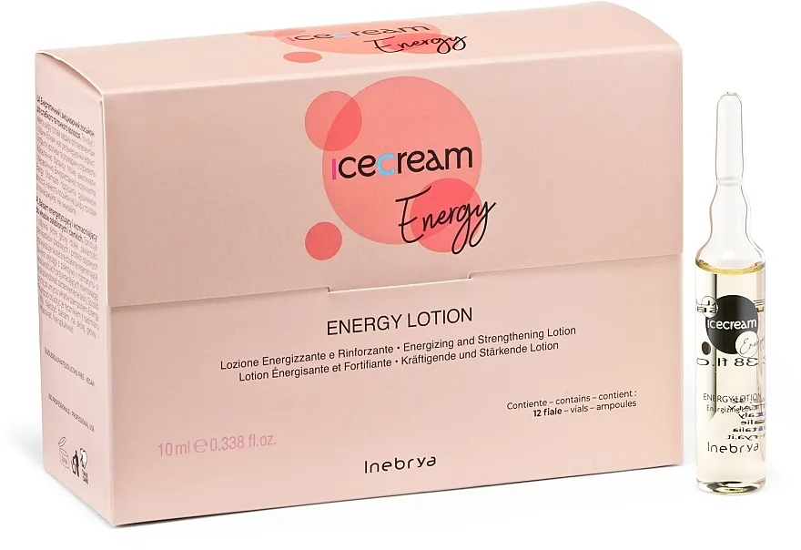 Inebrya Ice Cream Energy Lotion Intensive Serum protiv opadanja kose