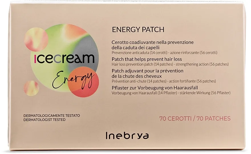 Inebrya Ice Cream Energy Patch Flasteri za glavu protiv gubitka kose