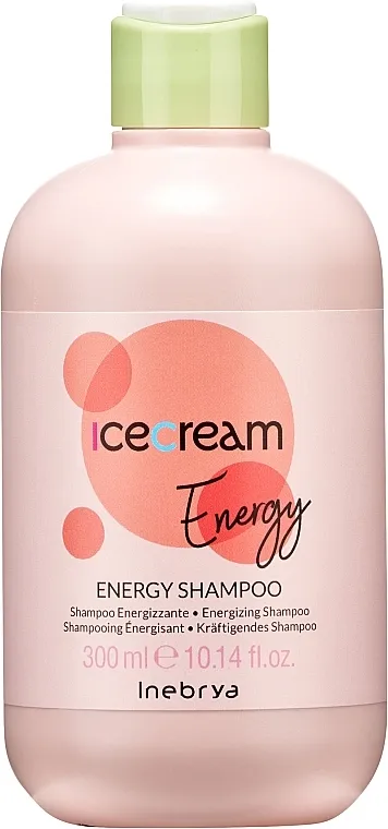 Inebrya Ice Cream Energy Shampoo Tonirajući šampon protiv opadanja kose