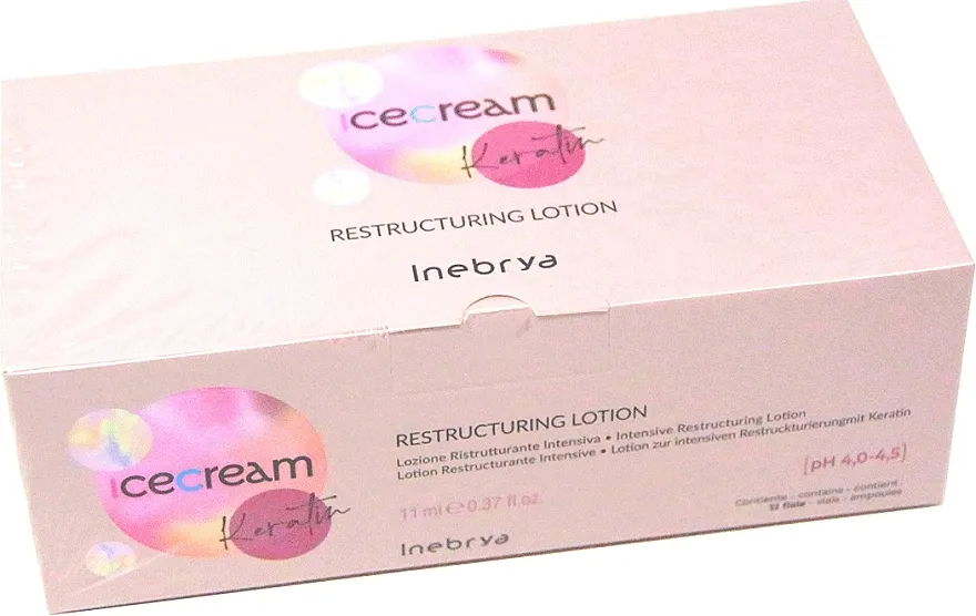 Inebrya Ice Cream Keratin Restructuring Lotion Losion za kosu