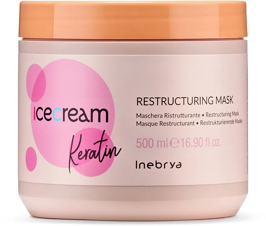 Inebrya Ice Cream Keratin Restructuring Mask Revitalizirajuća keratinska maska
