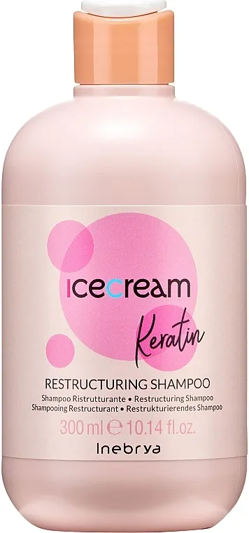 Inebrya Ice Cream Keratin Restructuring Shampoo Revitalizirajući šampon s keratinom
