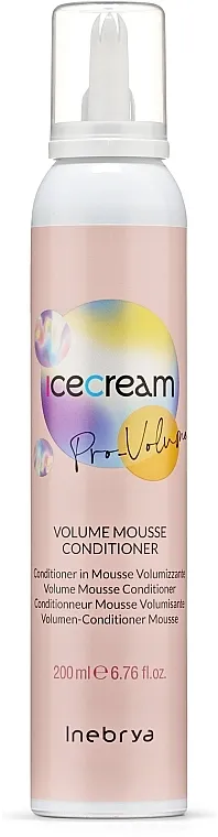 Inebrya Ice Cream Pro-Volume Mousse Conditioner Mousse regenerator za volumen tanke kose