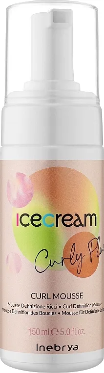 Inebrya Ice Cream Pro-Volume Mousse Conditioner Styling mousse za kovrčavu kosu