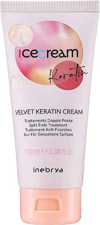 Inebrya Keratin Ice Cream Serum za vrhove kose