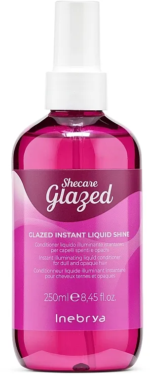 Inebrya Shecare Glazed Instant Liquid Shine Conditioner Tečni regenerator za farbanu kosu
