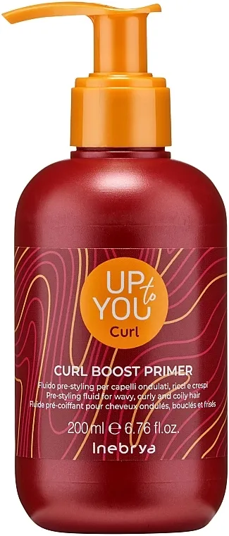 Inebrya Up To You Curl Boost Premier Prjmer za kovrdžavu, talasastu kosu i kosu sa trajnom ondulacijom