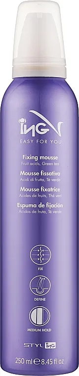 ING Professional Medium Hold Fixing Mousse Pena za stilizovanje sa srednjim učvršćivanjem