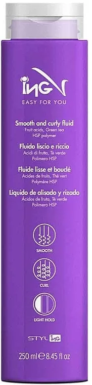 ING Professional STYL-ING Smooth &amp; Curly Fluid Krema za kovrdžavu kosu