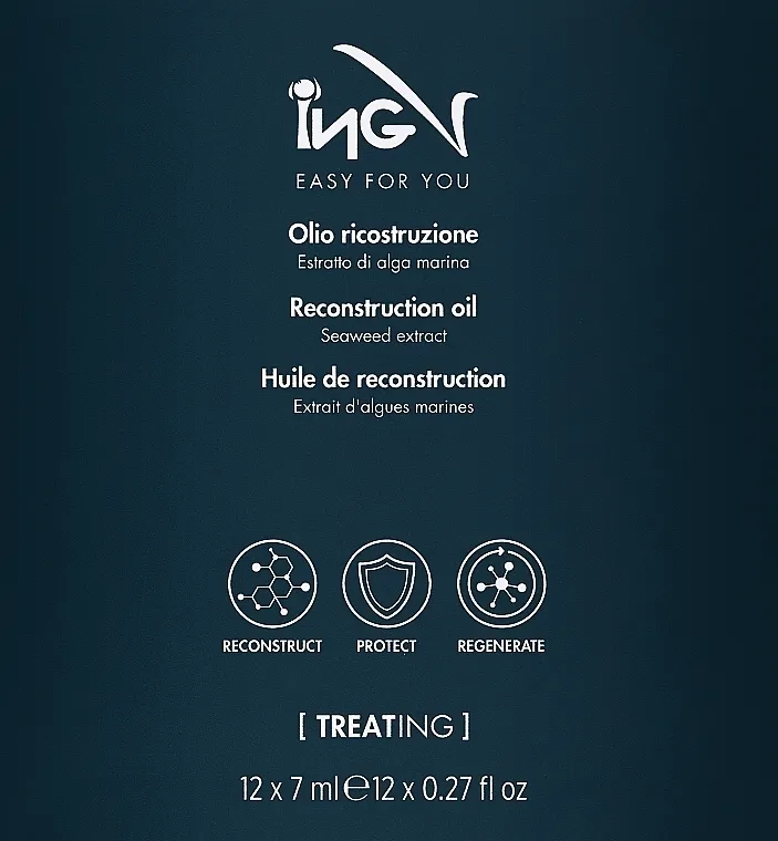 ING Professional Treating Reconstruction Oil Ulje za slabu, oštećenu i poroznu kosu