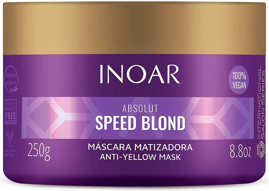 Inoar Absolut Speed Blond Anti-Yellow Mask Maska protiv žutih tonova