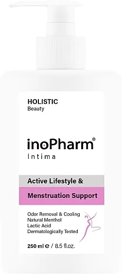 InoPharm Intima Active Lifestyle &amp; Menstruation Support Gel za intimnu higijenu za dodatnu zaštitu
