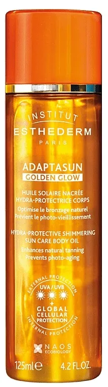 Institut Esthederm Adaptasun Golden Glow Hydra- rotective Shimmering Sun Care Body Oil Zaštitno ulje sa šimerom