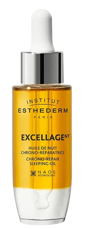 Institut Esthederm Chrono Repair Excellage Sleeping Oil Dvokomponentni noćni serum