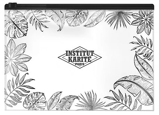 Institut Karite Black Mat Pouch Kozmetička torbica, crna