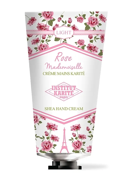 Institut Karite Rose Mademoiselle Light Shea Hand Cream Krema za ruke