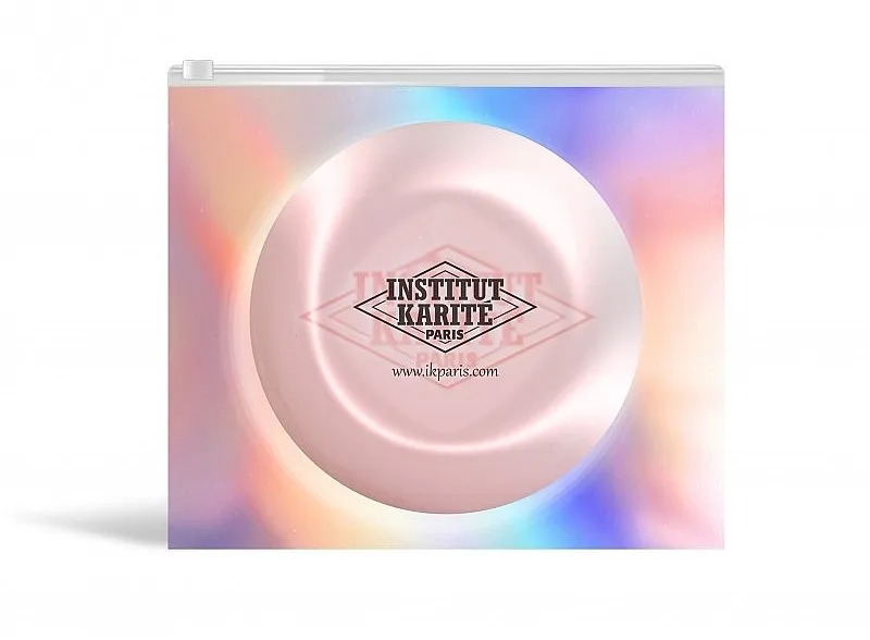 Institut Karite Rose Shea Macaron Soap With Hologram Pouch Sapun "Ruža"