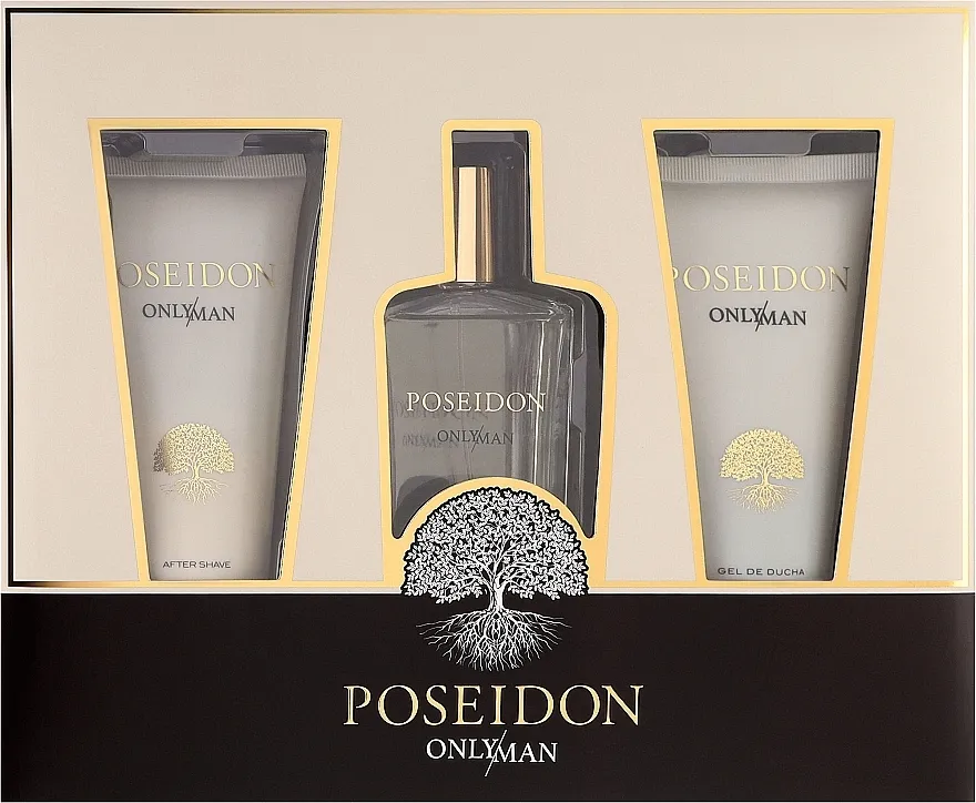 Instituto Espanol Poseidon Only Man Set (edt/100ml + sh/gel/100ml + ash/lot/100ml)
