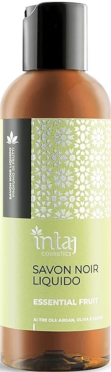 Intaj Cosmetics Black Soap Liquid Essential Fruit Tečni sapun "Essential Fruit"