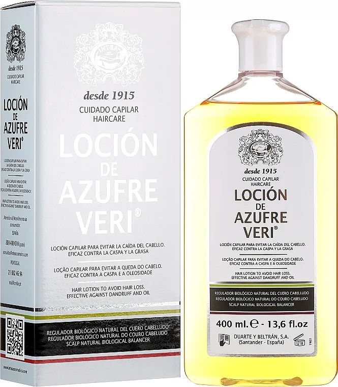 Intea Azufre Veri Losion protiv opadanja kose