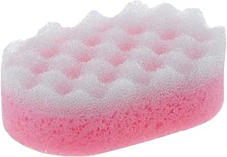 Inter-Vion Sunđer za tuširanje, ovalni, roze
