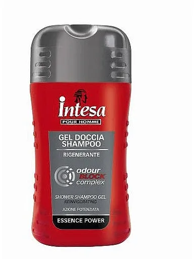 Intesa Silver Essence Power Shower Shampoo Gel 2-u-1 šampon za kosu i gel za tuširanje za muškarce "Moć mirisa"