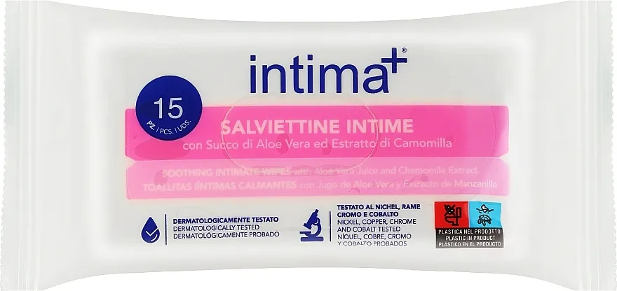 Intima+ Maramice za intimnu higijenu sa kamilicom i alojom