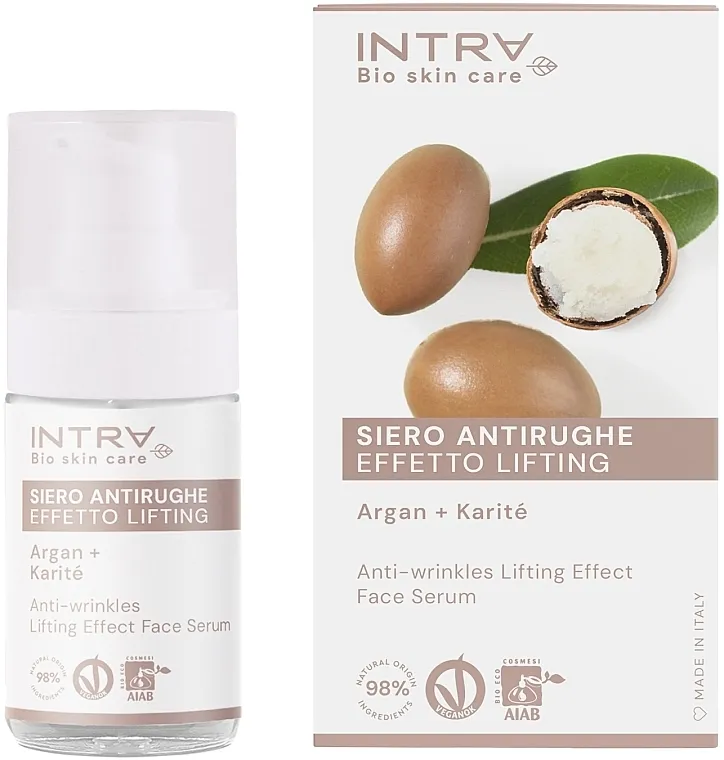 Intra Argan &amp; Shea Butter Anti-Wrinkles Lifting Effect Face Serum Lifting serum