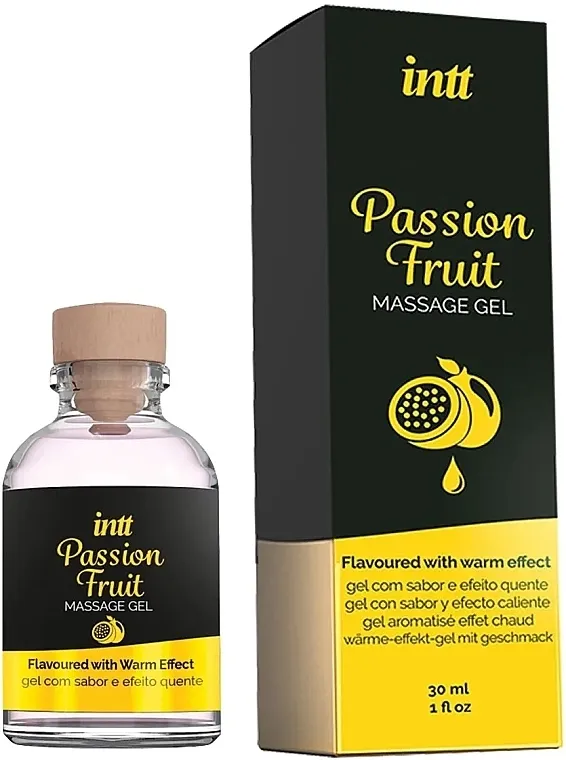 Intt Passion Fruit Massage Gel Masažni gel za intimne zone "Marakuja"