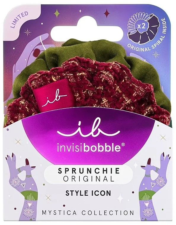 Invisibobble Sprunchie Original Mystica Merry For Love Set gumica-narukvica za kosu, 2 kom.