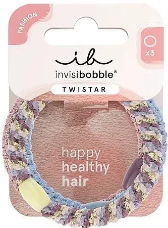 Invisibobble Twistar Lavender Braids Set gumica za kosu, 3 kom.