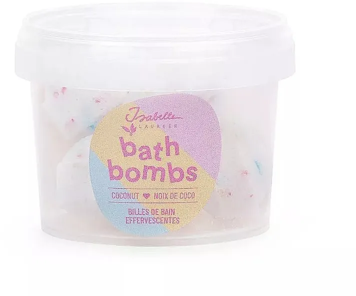 Isabelle Laurier Bath Bomb Coconut (b/bomb/5x8g) Set