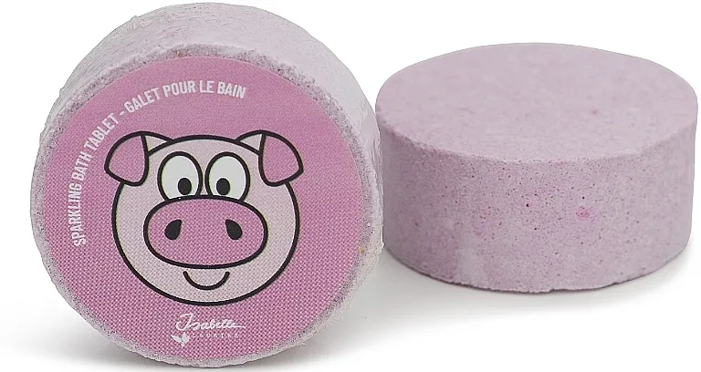 Isabelle Laurier Sparkling Bath Tablet Šumeća tableta za kupanje "Pig-Strawberry"