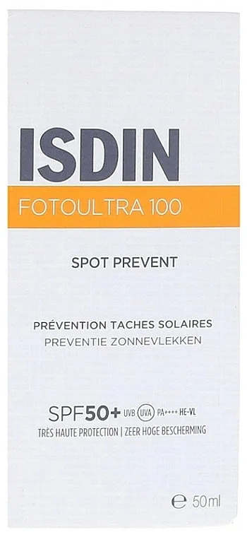 Isdin Foto Ultra 100 Spot Prevent Sun Spots Prevention SPF50+ Fluid za zaštitu od sunca za lice