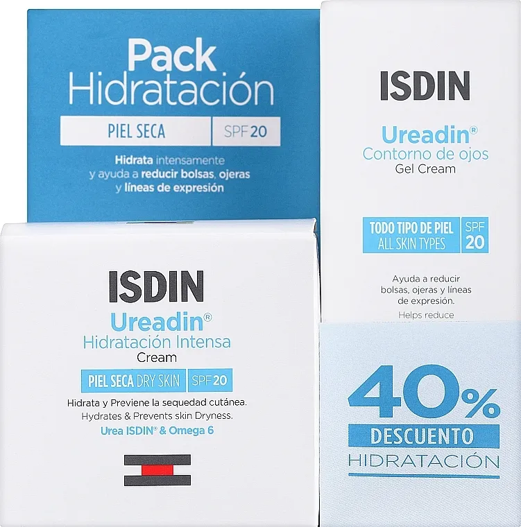 Isdin Ureadin (cr/50ml + eye/cr/gel/15ml) Set