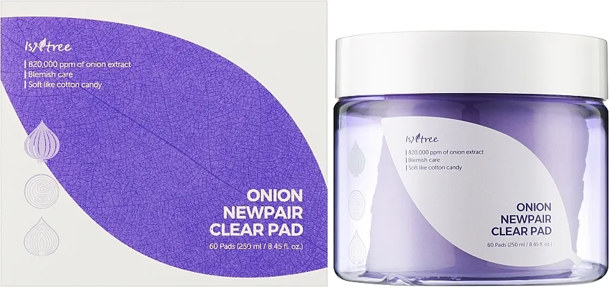 IsNtree Onion Newpair Clear Pad Tonirajući tonik jastučići sa ekstraktom muana