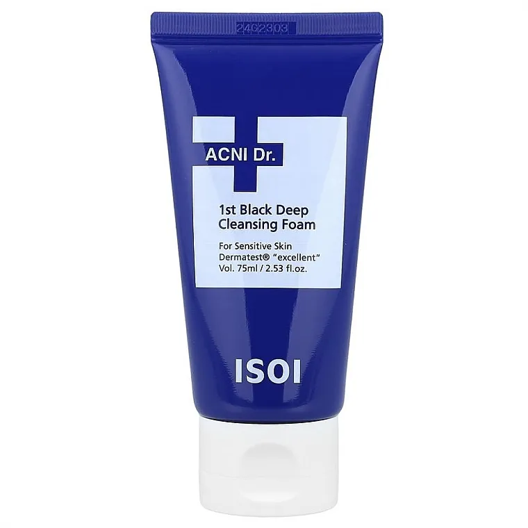 Isoi Acni Dr. 1st Black Deep Cleansing Foam Čistačka pena za umivanje