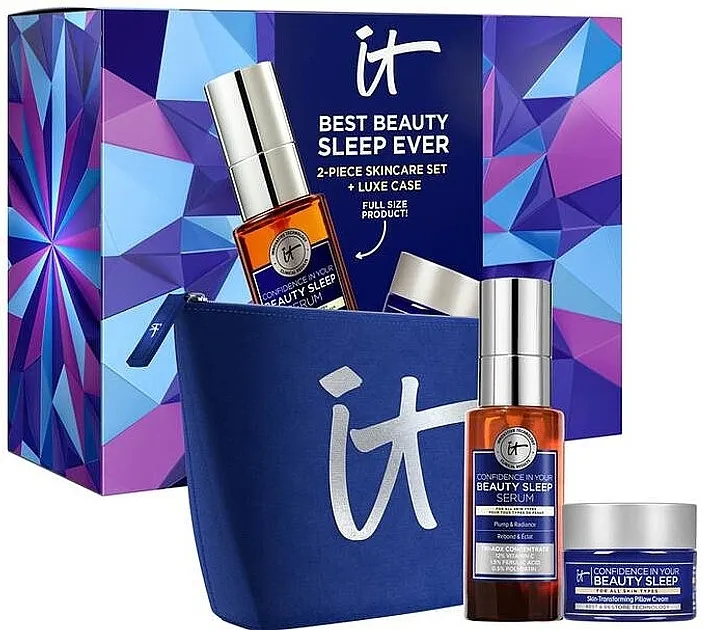It Cosmetics Best Beauty Sleep Ever Set (serum/30ml + cr/14ml + bag/1pcs)