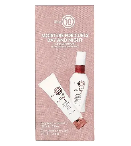 It's A 10 Moisture For Curls Day And Night (h/mask/59.1ml+h/balm/59.1ml) Set za kosu