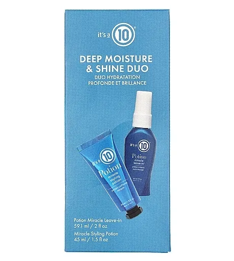 It's A 10 Potion Deep Moisture &amp; Shine Duo Set (h/balm/45ml+h/spray/59.1) Set za kosu