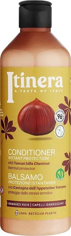 Itinera Tuscany Hills Chestnutt Conditioner Regenerator koji štiti kosu od visokih temperatura sa toskanskim kestenom
