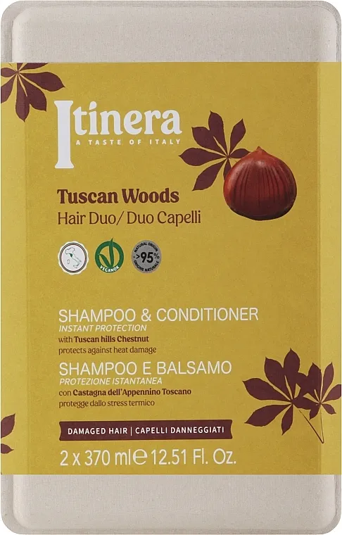 Itinera Tuscany Hills Chestnutt Set (sh/370ml + cond/370ml)