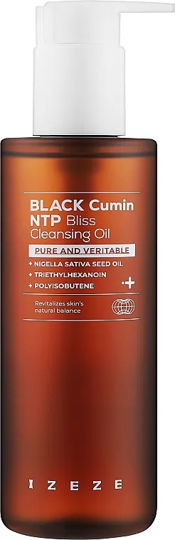 IZEZE Black Cumin NTP Bliss Cleansing Oil Sredstvo za umivanje lica sa uljem crnog kima