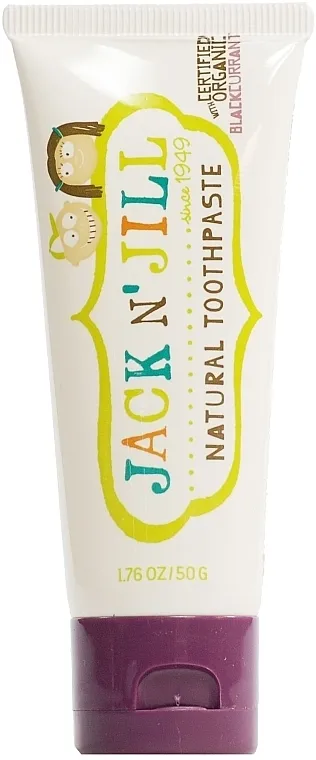 Jack N' Jill Natural Toothpaste Blackcurrant Prirodna pasta za zube s okusom crnog ribiza