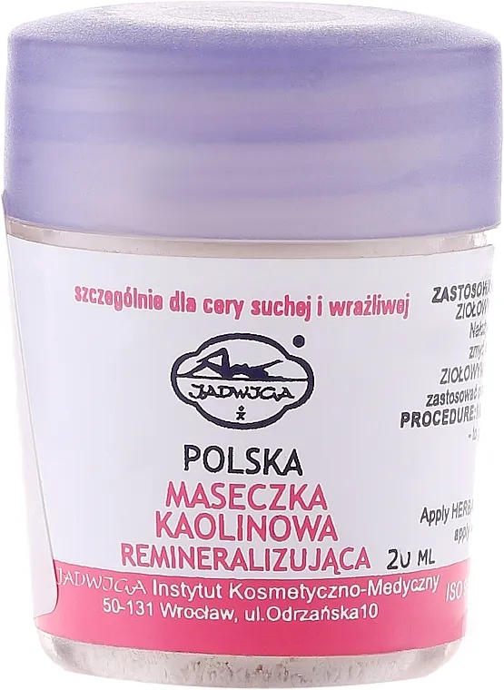 Jadwiga Face Mask Maska za lice, kaolin